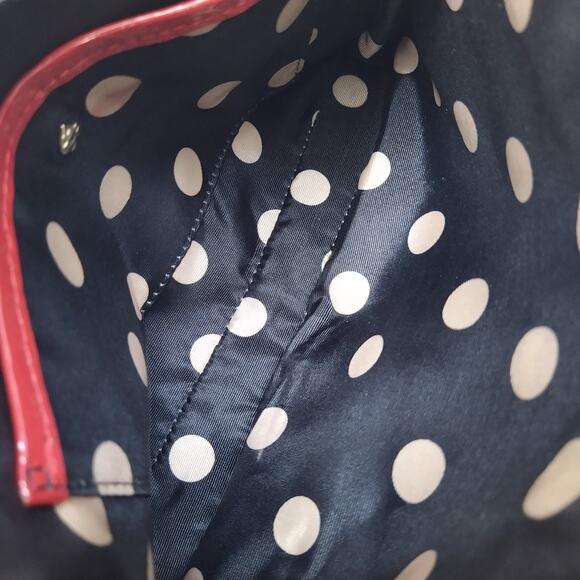 Kate Spade New York Red Patent Leather Zipper Closure Crossbody Bag - Picture 15 of 16